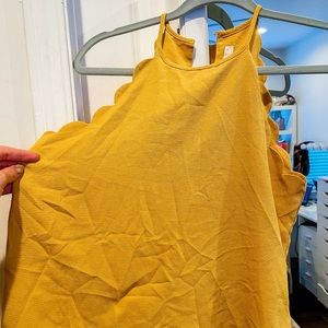 Yellow tank top